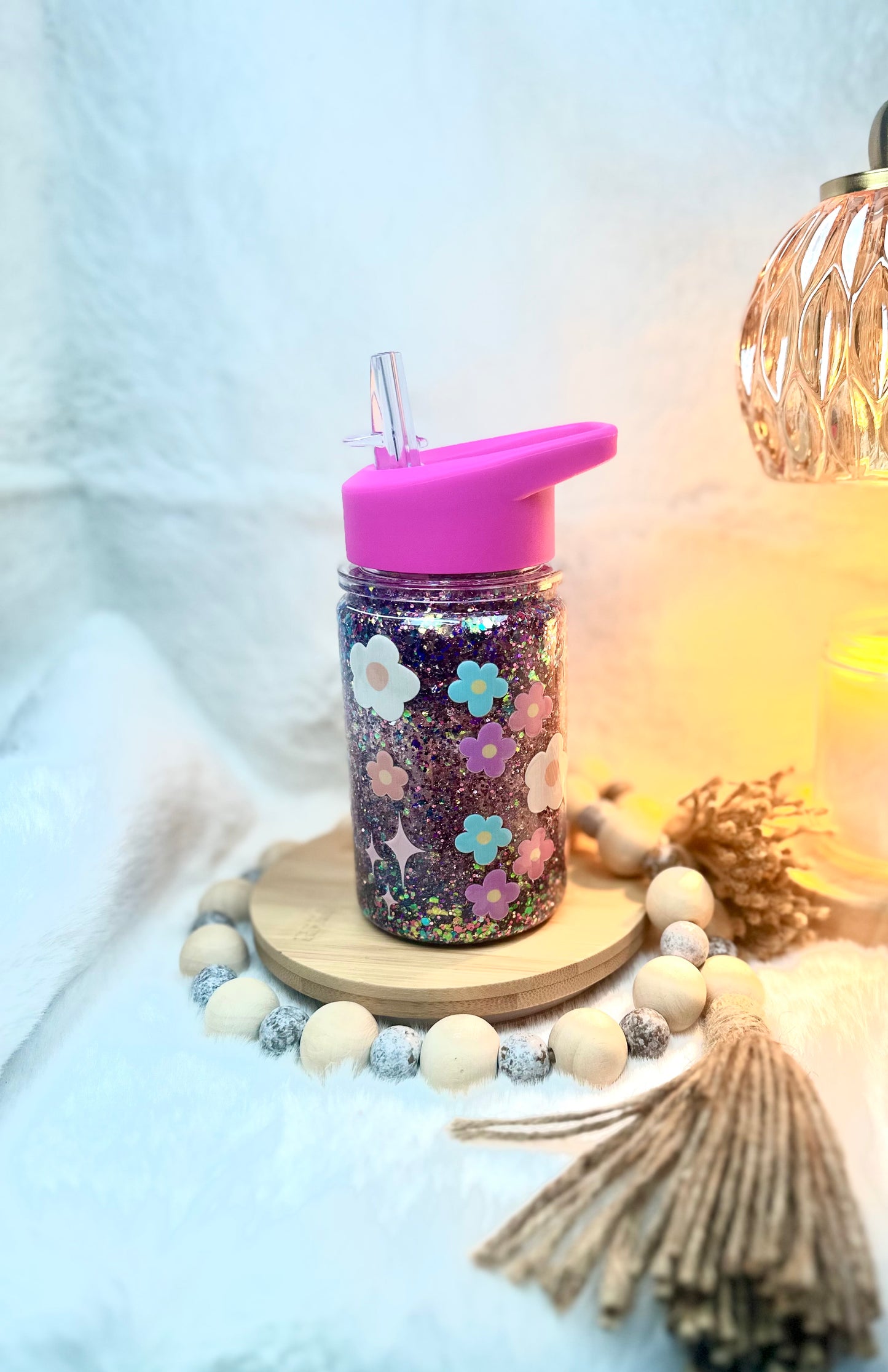 10oz Sippy Cup-Flowers